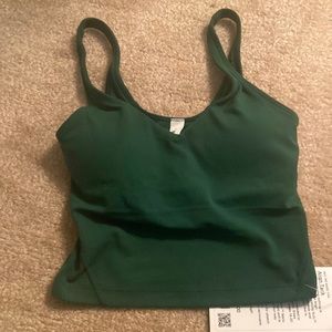 Forest Green Align tank lululemon size 0